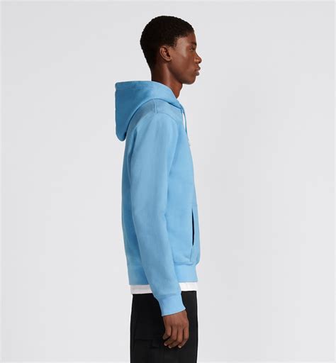 dior sweatshirt 2021|CD Icon Hooded Sweatshirt Blue Cotton Fleece .